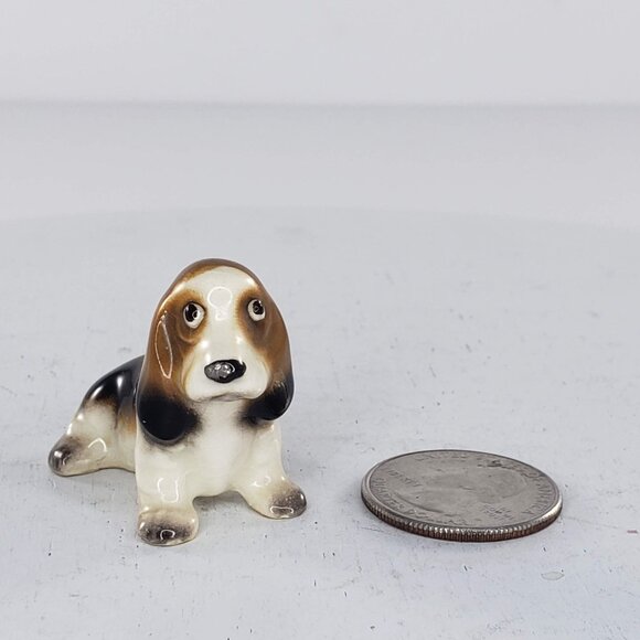 Hagen Renaker Mini Bassett Hound Papa Miniature Figurine - Picture 7 of 8